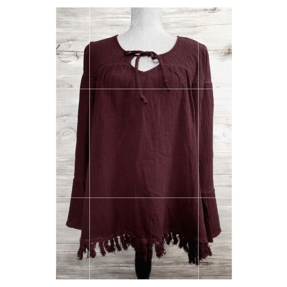 SMALL Black Swan Boho Hand Crafted Dress Top NWT - Picture 7 of 7